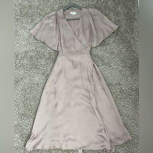 Wilfred Satin Wrap Dress Size 0